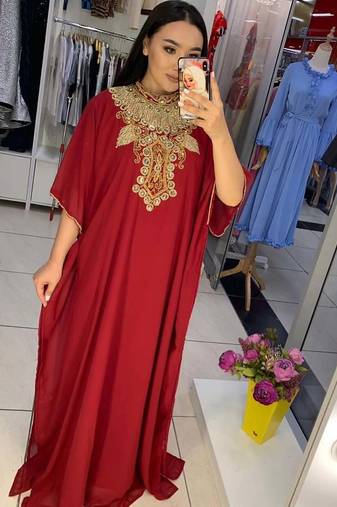 SALE New Moroccan Dubai Kaftans Farasha Abaya Dress Very Fancy Long Gown 