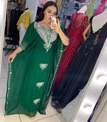 SALE New Moroccan Dubai Kaftans Farasha Abaya Dress Very Fancy Long Gown 