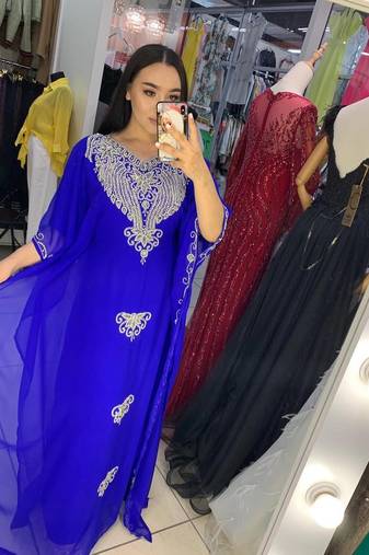 SALE New Moroccan Dubai Kaftans Farasha Abaya Dress Very Fancy Long Gown 
