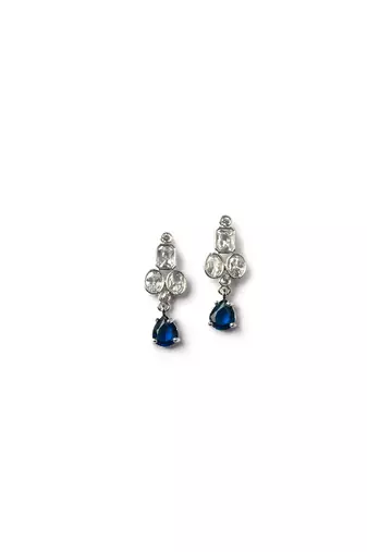 Blue ad sleek necklace set