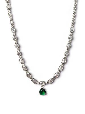 Green ad sleek necklace set 4