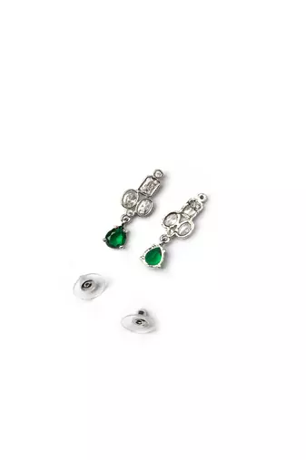 Green ad sleek necklace set
