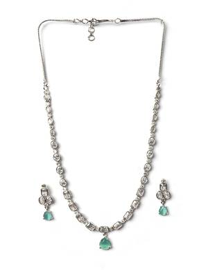 Turquoise ad sleek necklace set 3