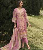 rose pink embroidered cotton kurta sets