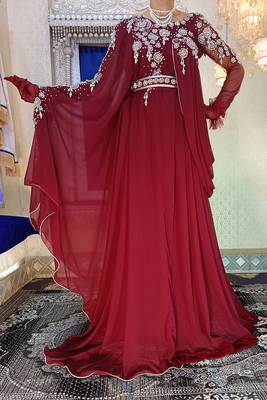Designer wedding arabic party wear kaftan 2