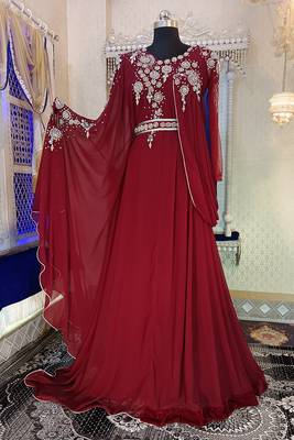 Designer wedding arabic party wear kaftan 3