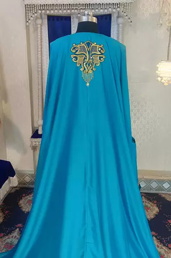 Firozi islamc party wear dubai kaftan