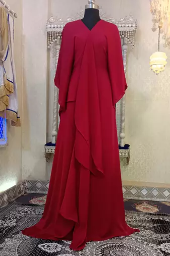 Maroon designer islamic kaftan