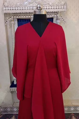 Maroon designer islamic kaftan