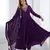 Elegant Purple Flared Anarkali Set with Hand Embroidery