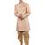 men's slim fit woven design ethnic indowestern sherwani set
