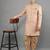 men's slim fit woven design ethnic indowestern sherwani set
