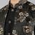 men's slim fit floral design ethnic indowestern sherwani set