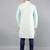 men's geomatric embroidery semi indowestern sherwani set
