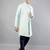 men's geomatric embroidery semi indowestern sherwani set