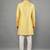 men's slim fit printed indowestern sherwani set
