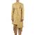 creations men's slim fit floral woven design sherwani set