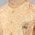 men's slim fit woven design indowestern sherwani set