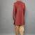 men's woven design embroidery sherwani set