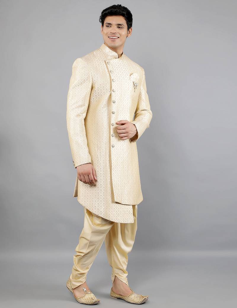 men's embroidery ethnic sherwani set