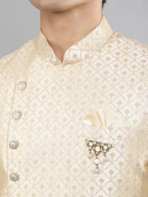men's embroidery ethnic sherwani set 4
