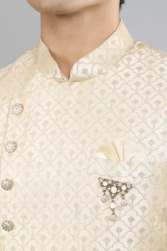 men's embroidery ethnic sherwani set