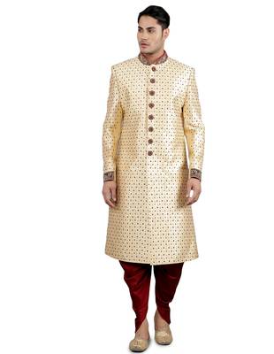 men's embroidery ethnic sherwani set 1