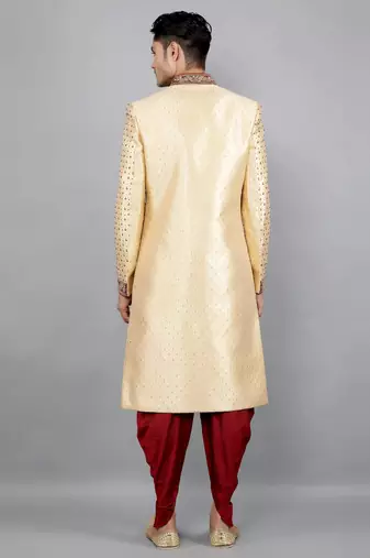 men's embroidery ethnic sherwani set