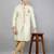 men's floral woven embroidery sherwani set