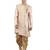 men's geomatric woven design sherwani set