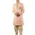 men's floral woven design with embroidered sherwani set