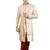 men's floral embroidered indowestern sherwani set