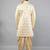 men's thread embroidered with mirror work sherwani set