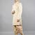 men's thread embroidered with mirror work sherwani set