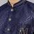 men's woven design ethnic sherwani set