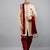 men's floral embroidered sherwani set