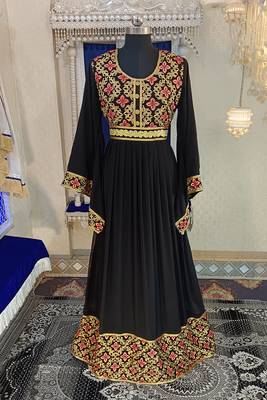 Black designer islamic takchita kaftan 1