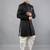 men's woven design ethnic sherwani set