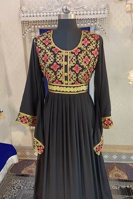 Black designer islamic takchita kaftan 4