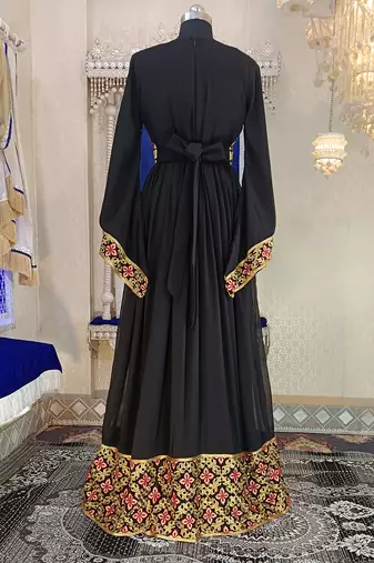 Black designer islamic takchita kaftan