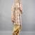  men's floral woven design ethnic sherwani set