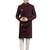 men's solid indowestern sherwani set