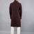 men's solid indowestern sherwani set