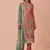 Peach crush embroidered salwar suit