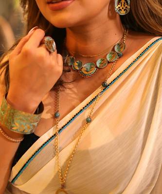 Evil eye saree 2