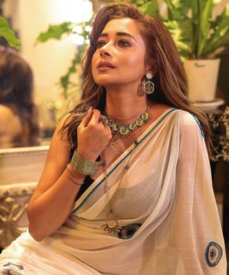 Evil eye saree 3