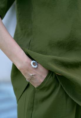 Women Viscos Creap Thred & Hand work Co-ords 4