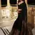 black Georgette sequin worked Saree With Blouse