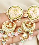 Pearl rose quartz amazonite earrings