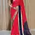 Red Zari Weaving Georgette Viscose Saree